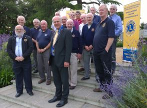 Honiton Lions 2015 with Lion President Steve